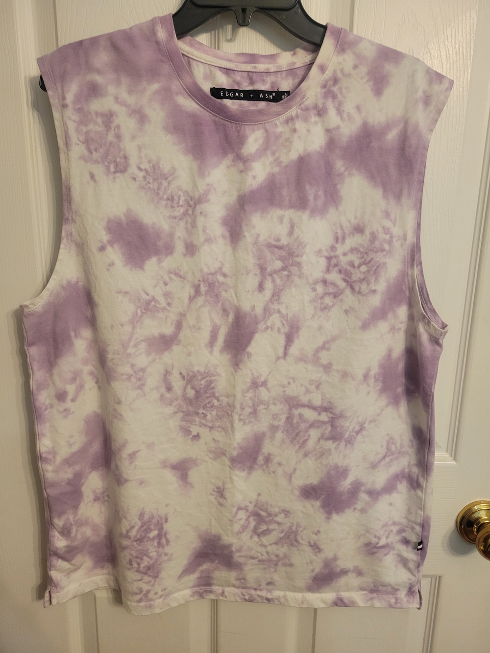 EDGAR + ASH Lavender Tie-Dye Tank Top